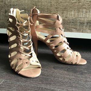Nine West Caged Strappy heels